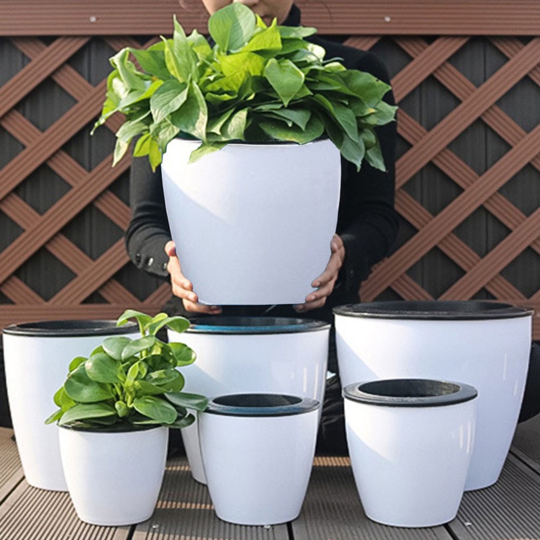 Self Watering Insert - التلقائي سقي النباتات وعاء ، كسول