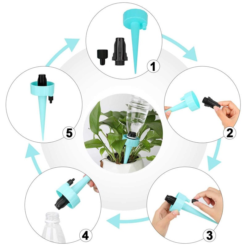 6/12 قطعة مسامير سقي ذاتية للن - مراجعة Self Watering Insert وسعره