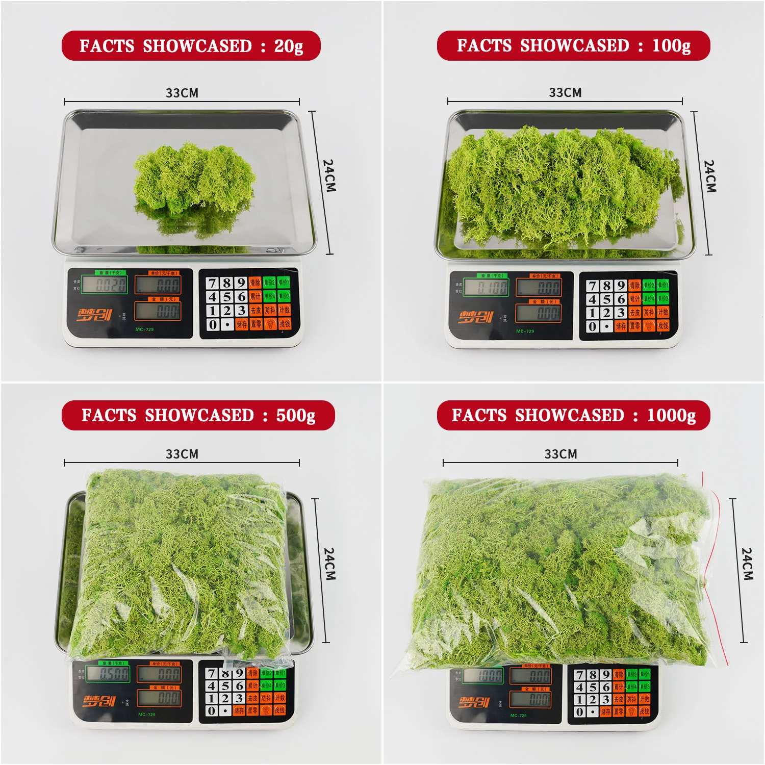 20-200 جرام نباتات خضراء اصطنا - مراجعة Sphagnum Moss Dry وسعره