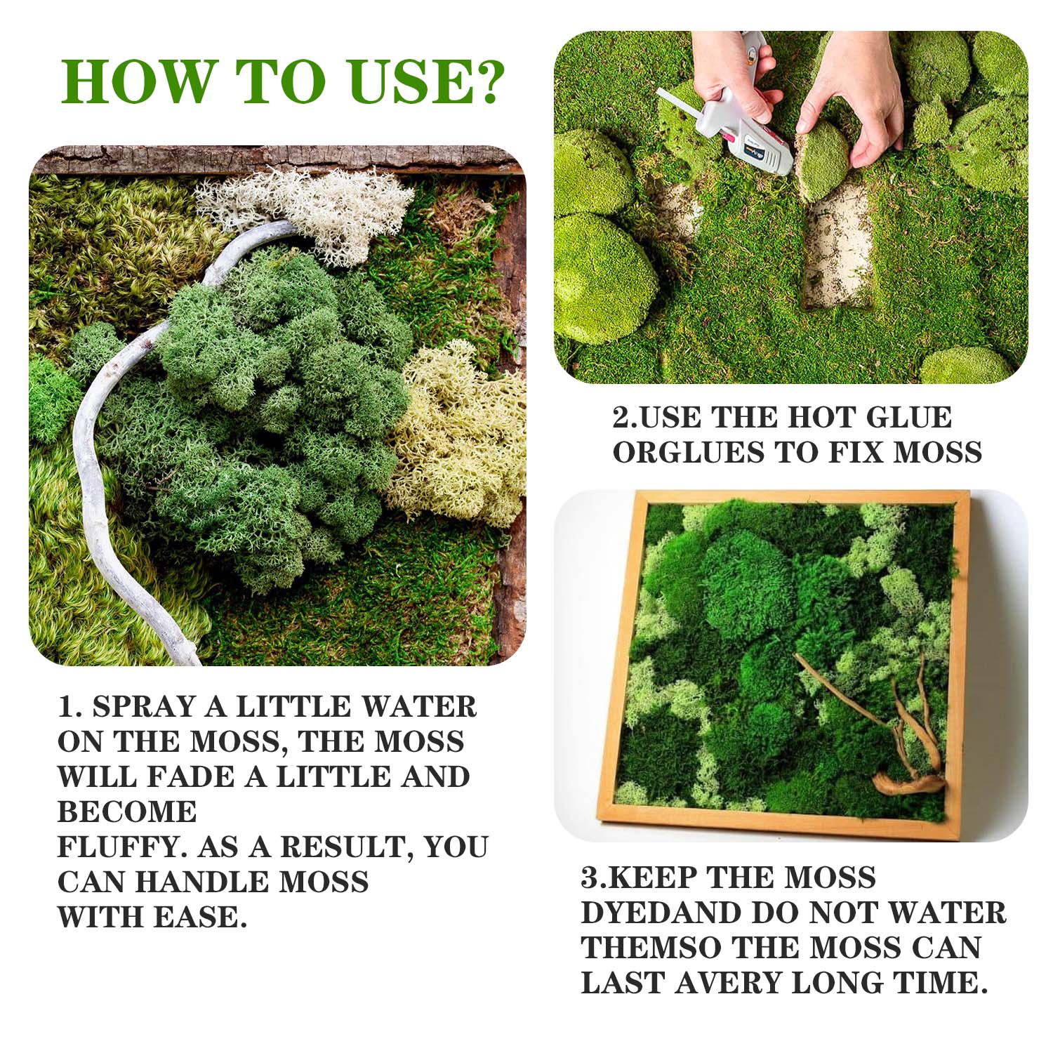 النباتات الخضراء الاصطناعية ال - مراجعة Sphagnum Moss Dry وسعره
