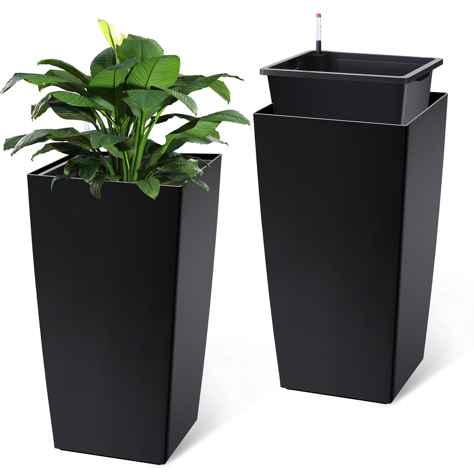 مجموعة من 2 أحواض زرع بارتفاع  - مراجعة Self Watering Insert وسعره