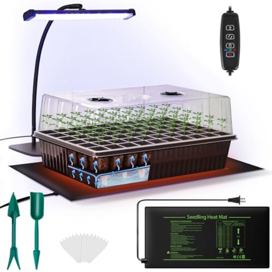 طقم بدء زراعة البذور ذاتي الري - مراجعة Humidity Dome Kit وسعره