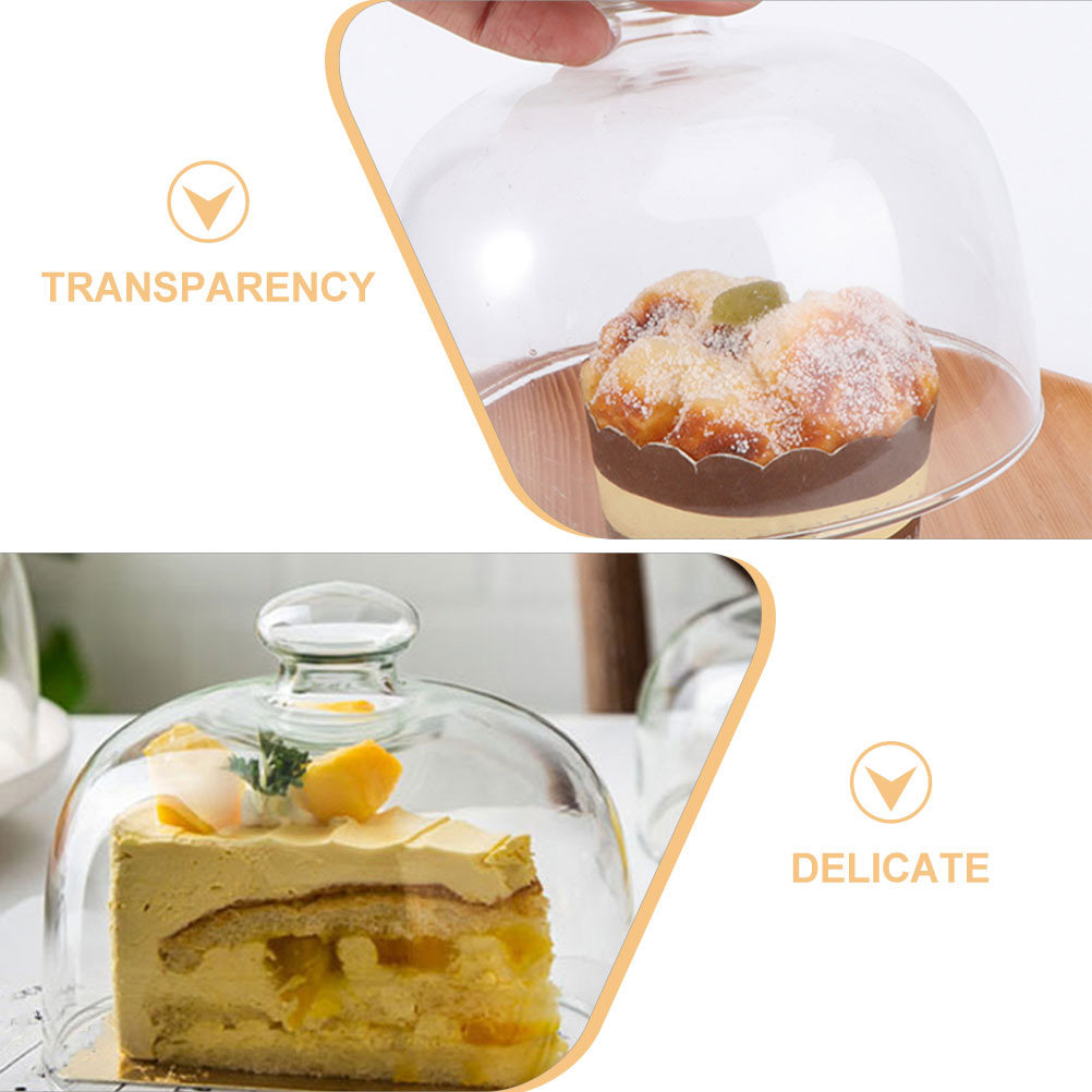 قطعتان من أغطية الطعام الشفافة - مراجعة Plastic Dome Clear وسعره