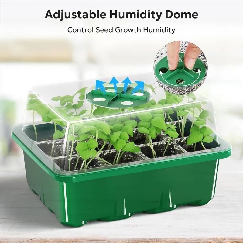 10 قطع/5 قطع صواني شتلات، طقم  - مراجعة Humidity Dome Kit وسعره