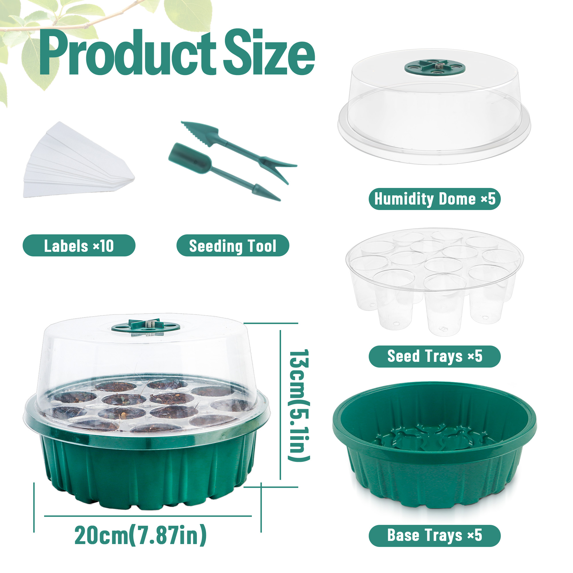 مجموعة من 5 قطع لبدء زراعة الب - مراجعة Humidity Dome Kit وسعره