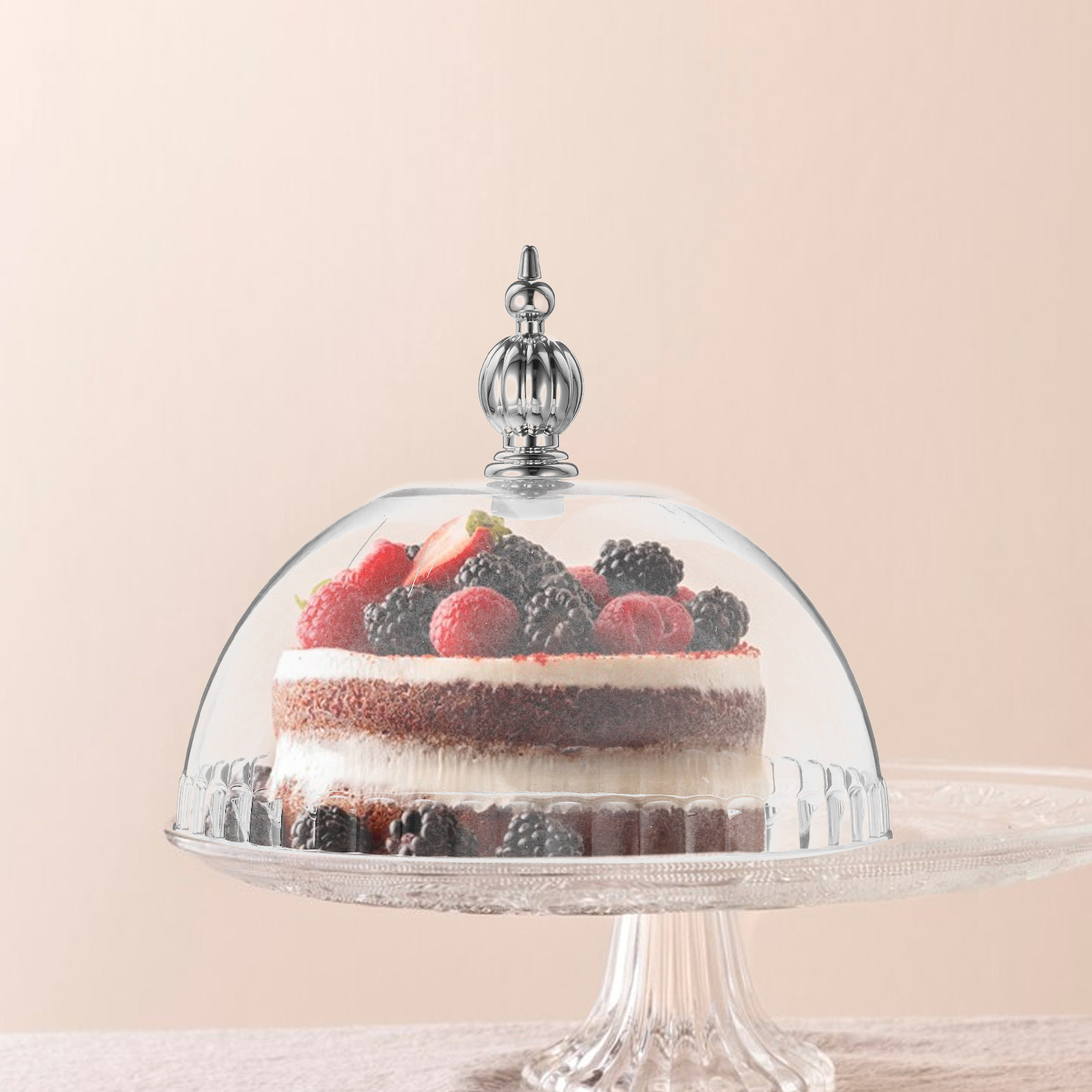 غطاء قبة كيك بلاستيكي شفاف مقا - مراجعة Plastic Dome Clear وسعره