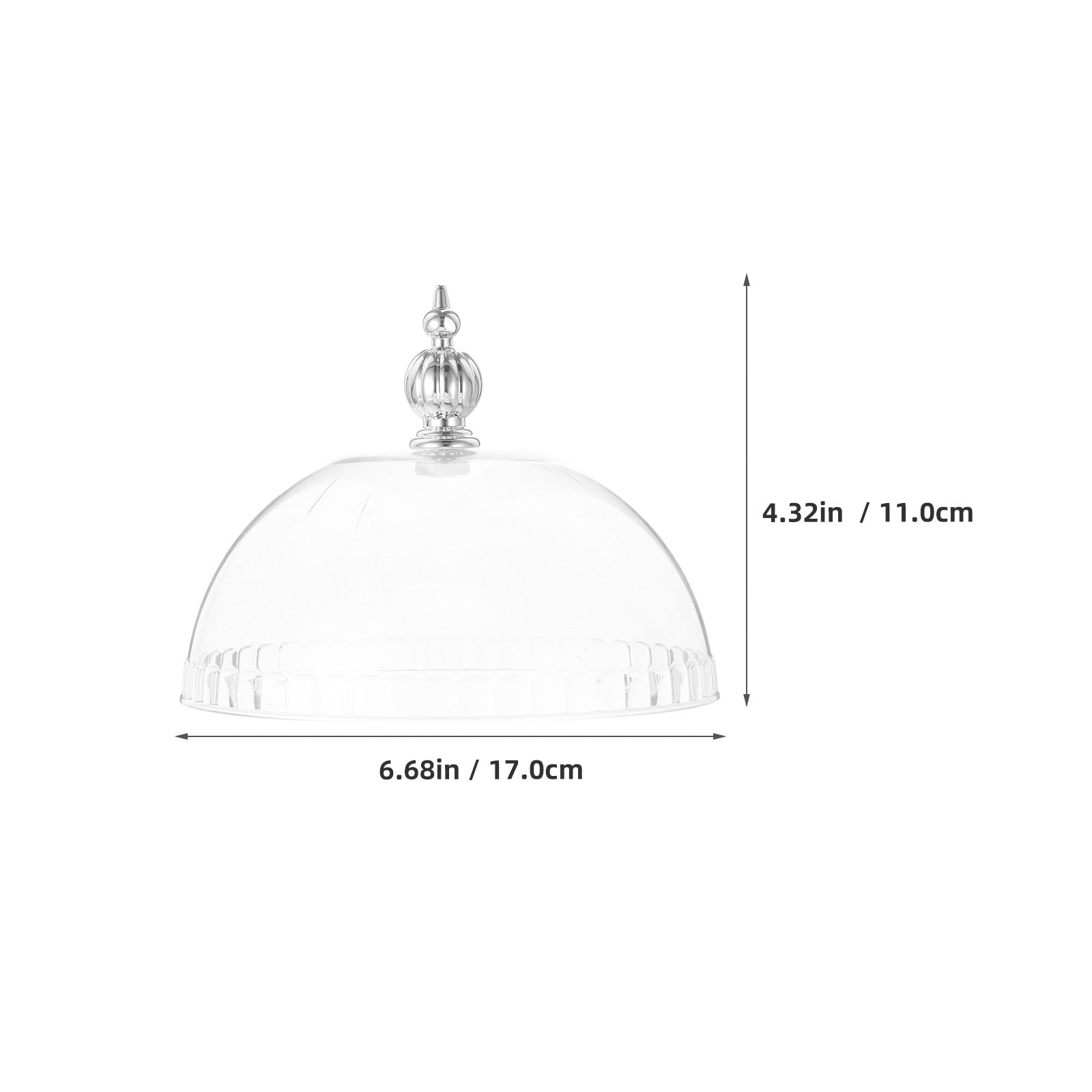 غطاء قبة كيك بلاستيكي شفاف مقا - مراجعة Plastic Dome Clear وسعره