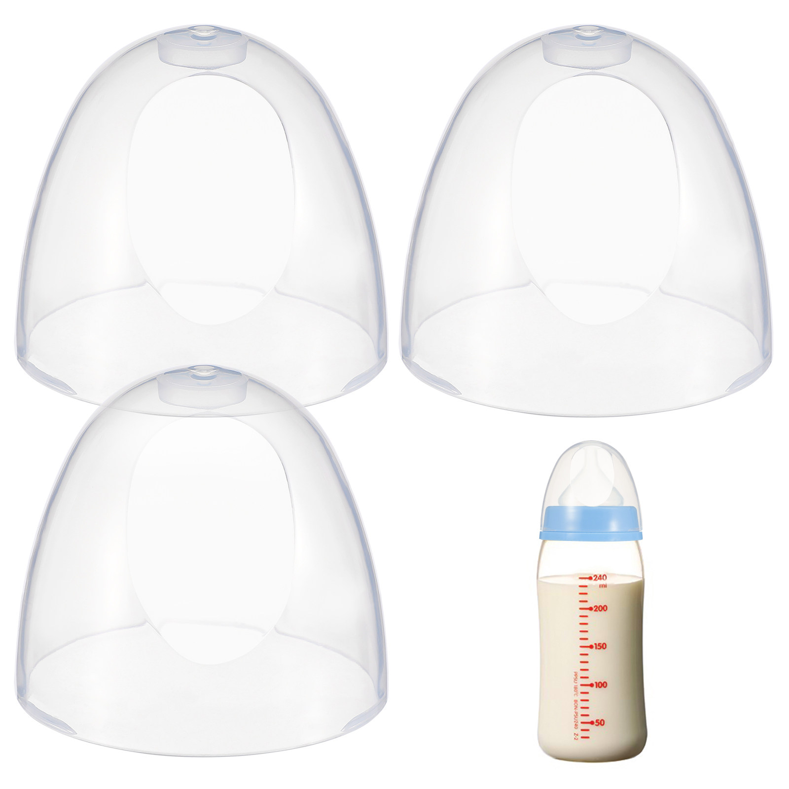 أغطية بلاستيكية بديلة لزجاجات  - مراجعة Plastic Dome Clear وسعره